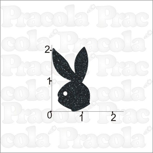 COELHO PLAYBOY - PRETO - 10 UNIDADES